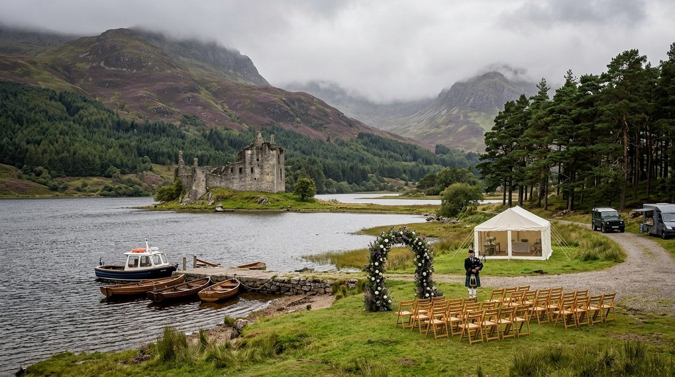 Costs specific to a Highland wedding for Scottish Highlands Wedding Venues: 10 Best for 2026