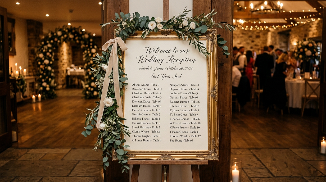 Wedding Seating Plan: Tips & Templates