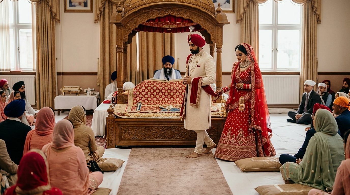 Editorial image for Sikh Wedding Traditions UK: Anand Karaj Guide