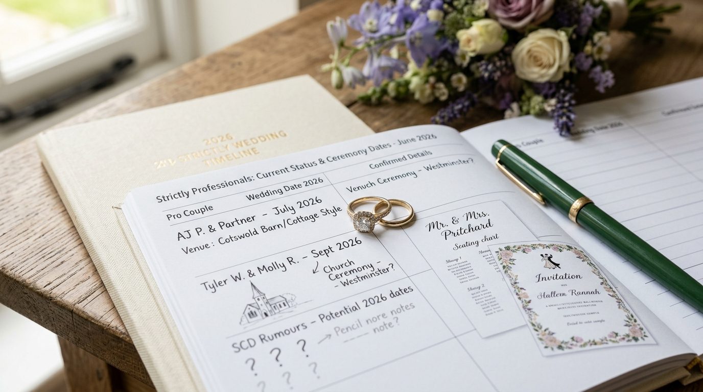 The Strictly professionals: current status (June 2026) for Strictly Couples Marrying in 2026: Full Tracker