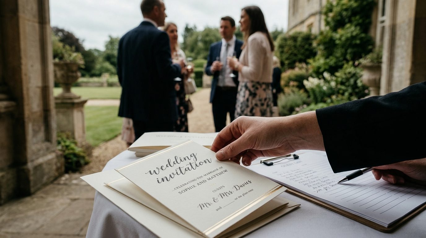 Ban 5: No children unless named on the invitation for 9 Things UK Brides Have Banned Guests From Doing