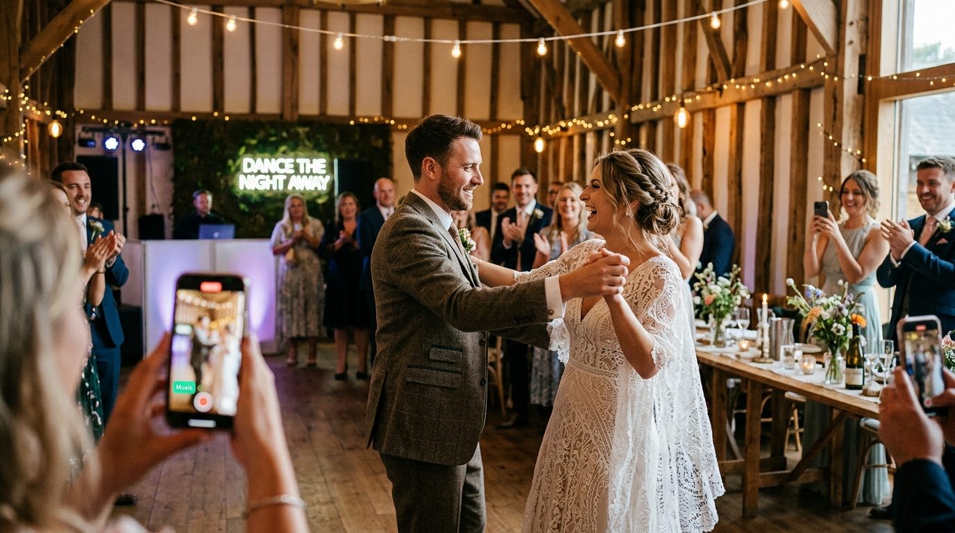 Editorial image for Best TikTok First Dance Songs UK Weddings 2026