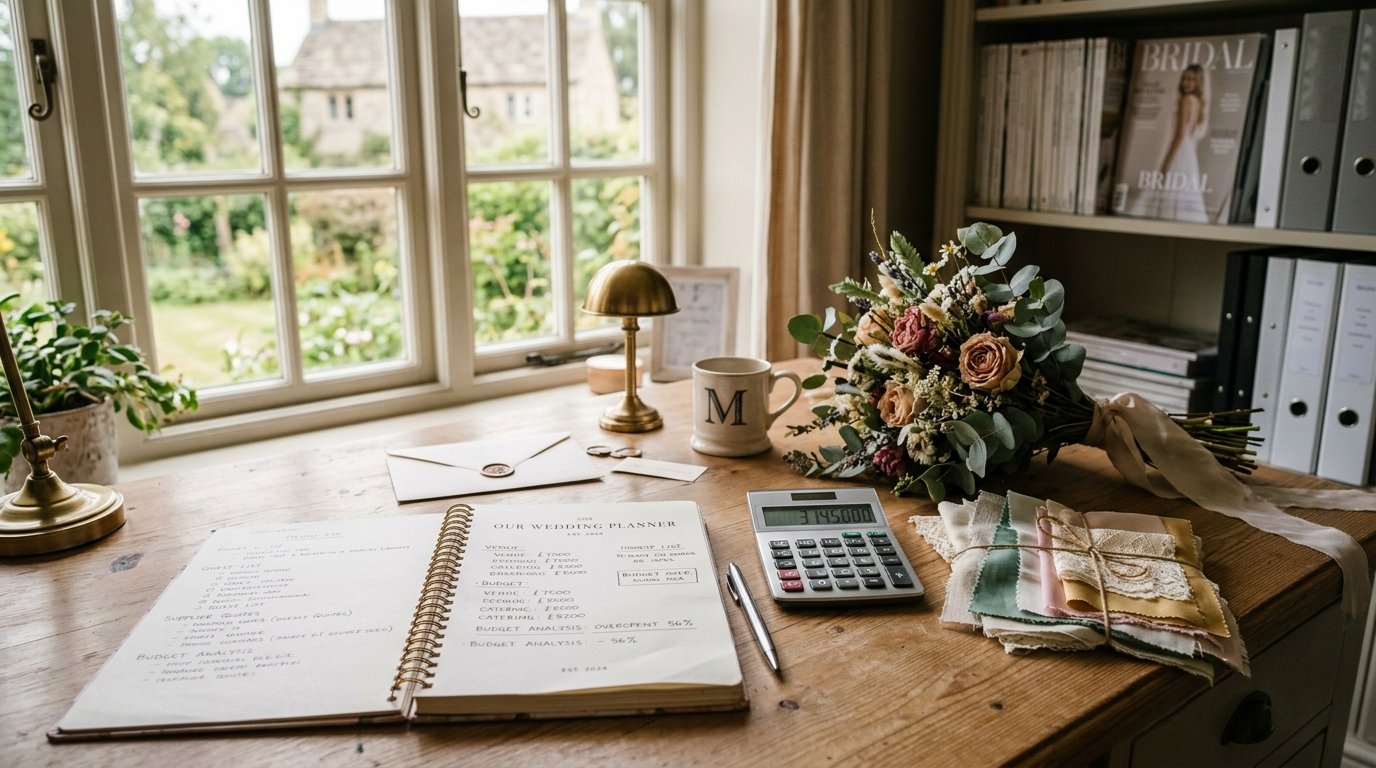 56% of UK Couples Overspend Their Wedding Budget — editorial photography for Weddings Hub