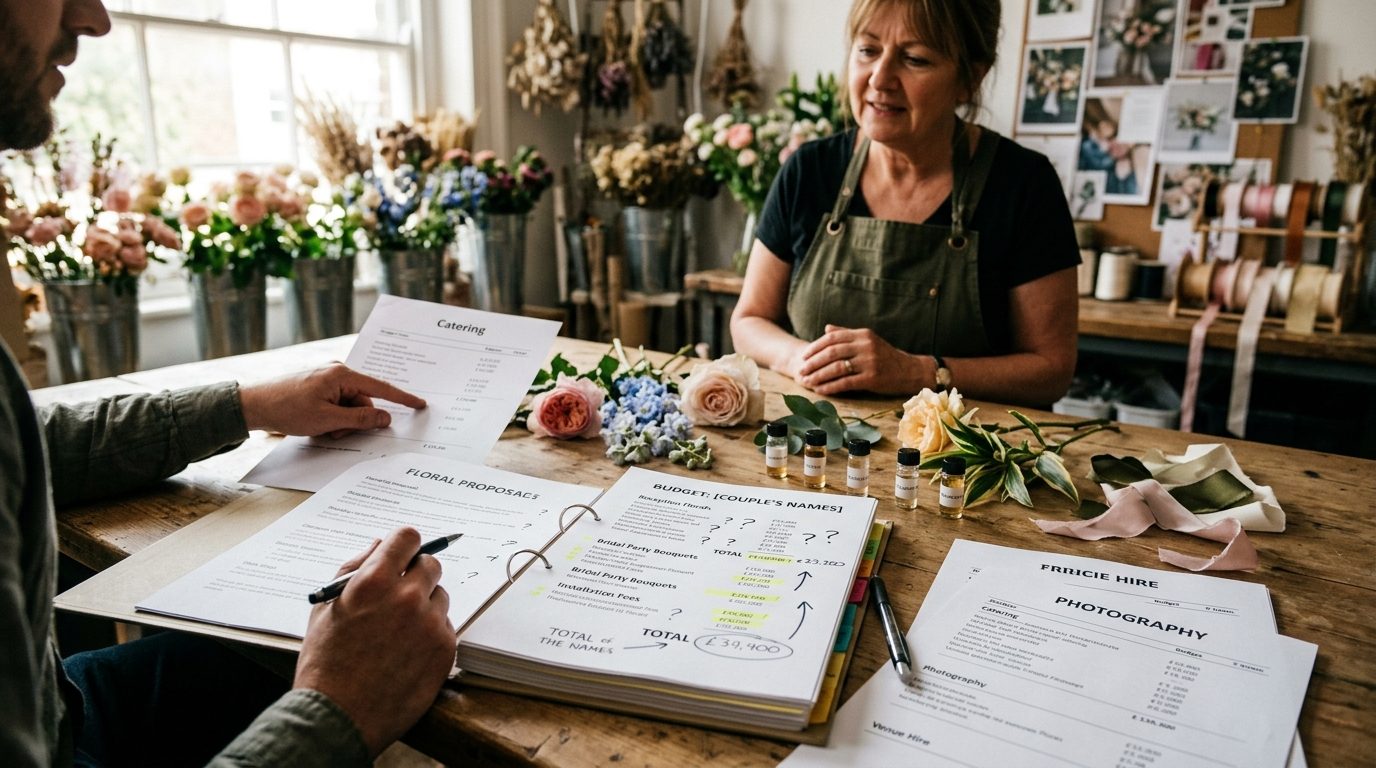 The cost categories where couples overspend most for 56% of UK Couples Overspend Their Wedding Budget