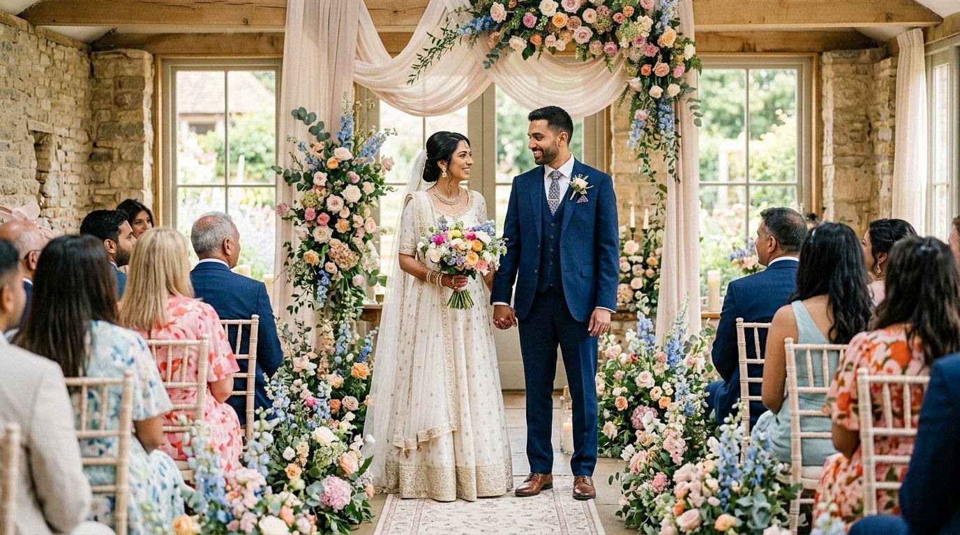 UK Wedding Weather May-September: When to Hope for Sun — The 2026 UK summer forecast, editorial photography for Weddings Hub