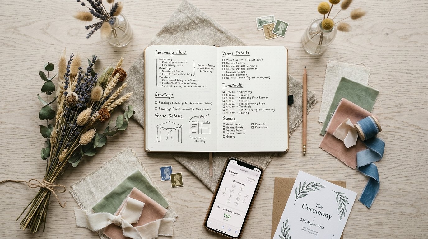 Unplugged Wedding Ceremonies: The 91% Approval Rule — What the data shows, editorial photography for Weddings Hub