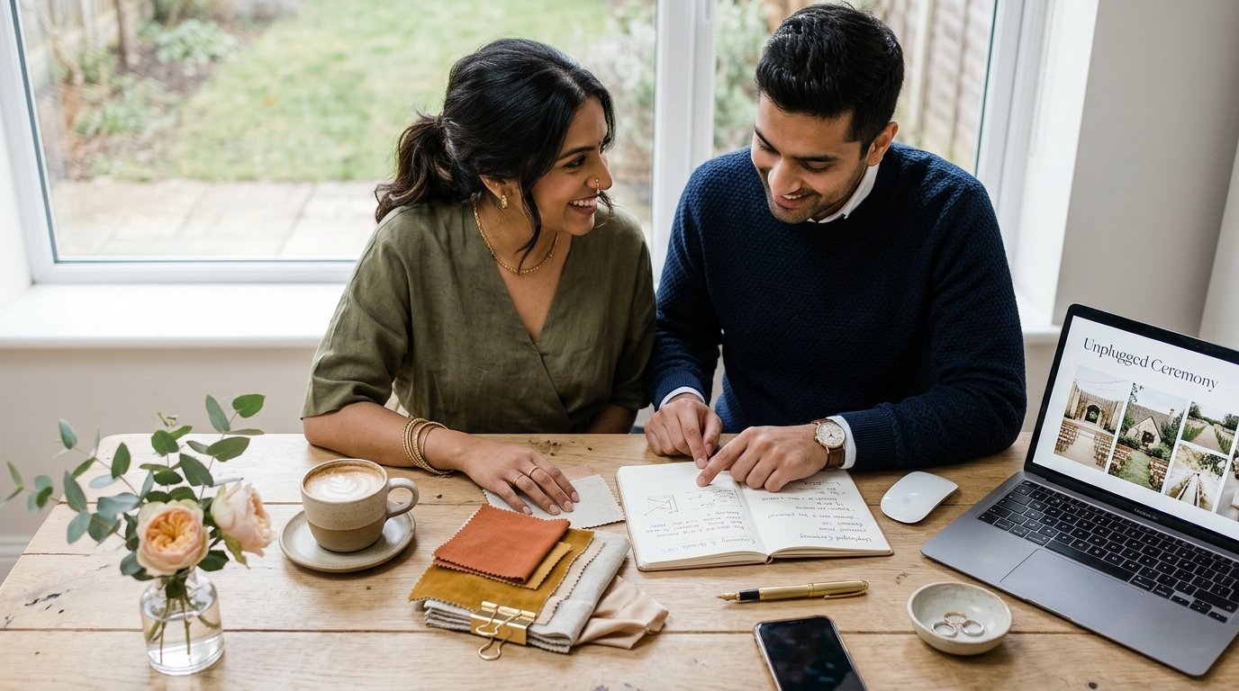 Unplugged Wedding Ceremonies: The 91% Approval Rule — editorial photography for Weddings Hub