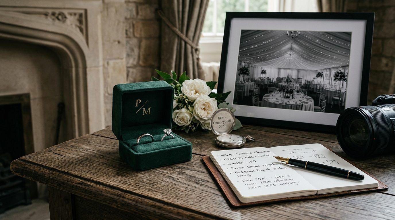 Jordan Pickford's 2020 Grantley Hall wedding: the Yorkshire alternative for WAG Weddings 2026: Footballers Getting Married
