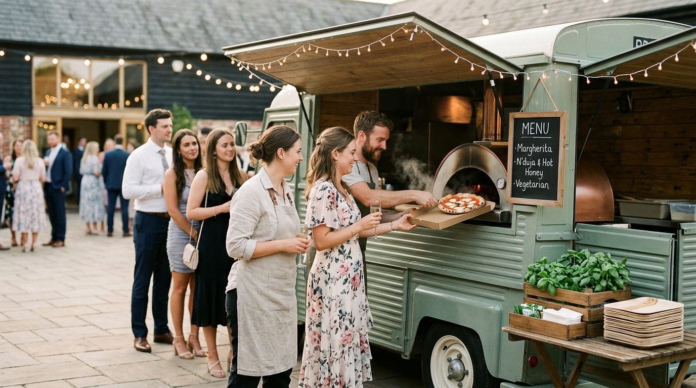 Street food for Wedding Catering: Sit-Down vs Buffet vs Street Food