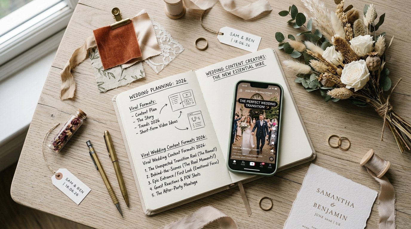 Wedding Content Creators UK: The New Essential Hire — The most viral wedding content formats in 2026, editorial photography for Weddings Hub