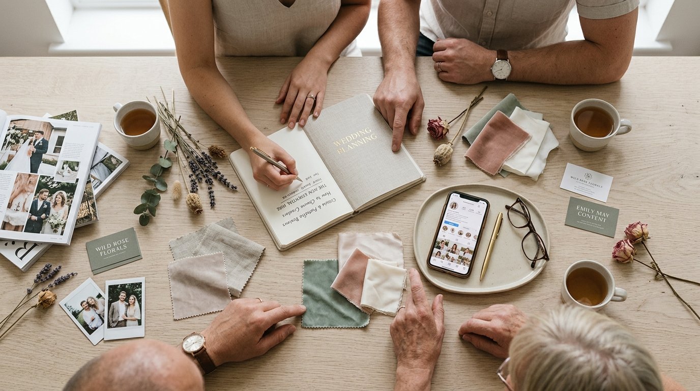 Wedding Content Creators UK: The New Essential Hire — How to choose between multiple creators, editorial photography for Weddings Hub