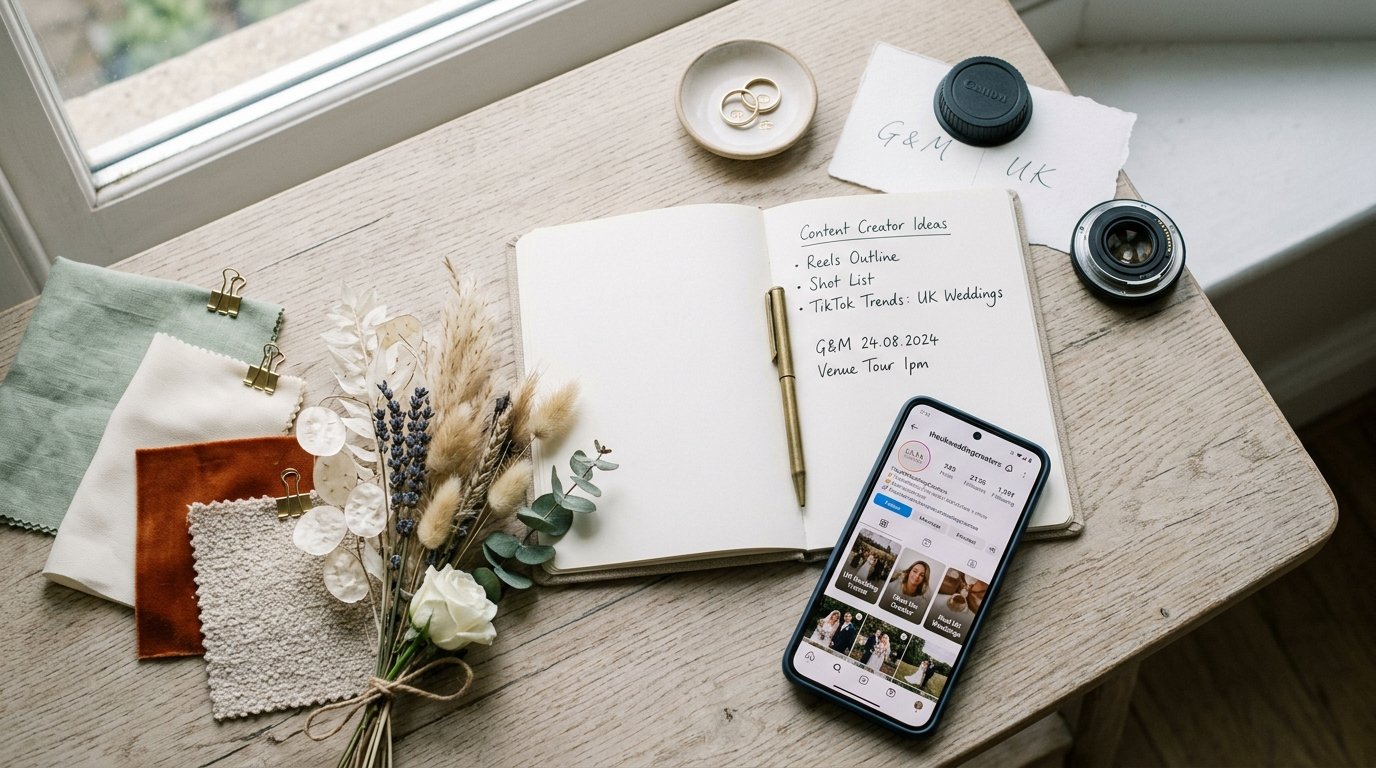 Wedding Content Creators UK: The New Essential Hire — editorial photography for Weddings Hub