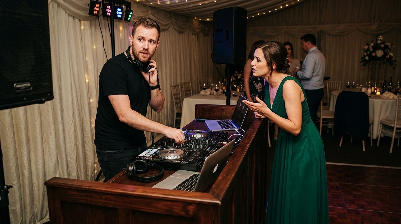 11. The DJ or band plays the wrong music for 13 Wedding Day Problems No One Warns You About