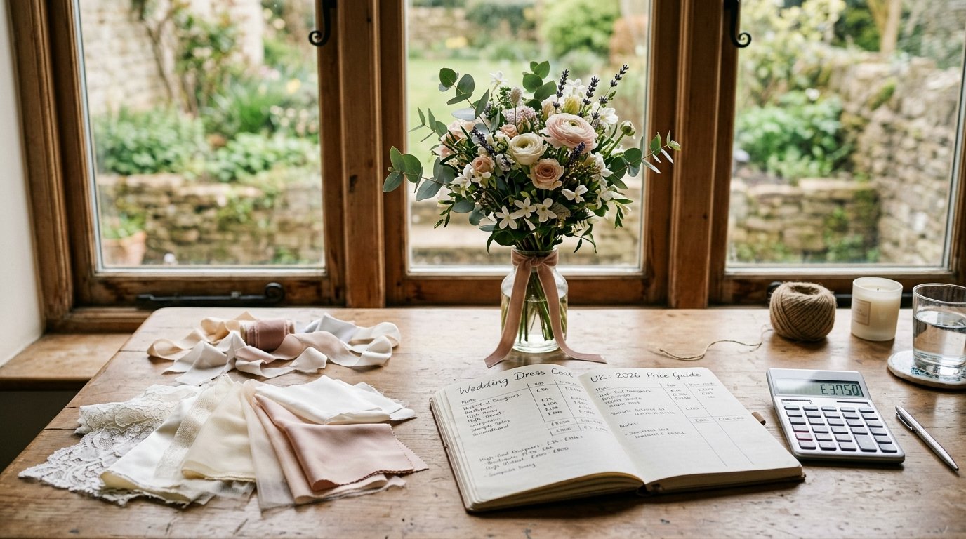 Wedding Dress Cost UK: 2026 Price Guide — Where to buy at every budget, editorial photography for Weddings Hub