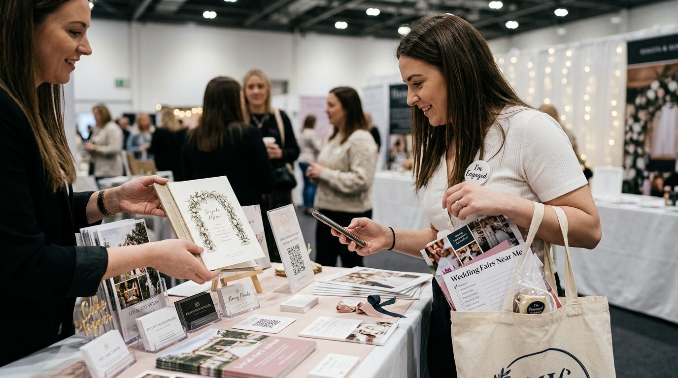 At the fair for Wedding Fairs Near Me: How to Find & Prepare