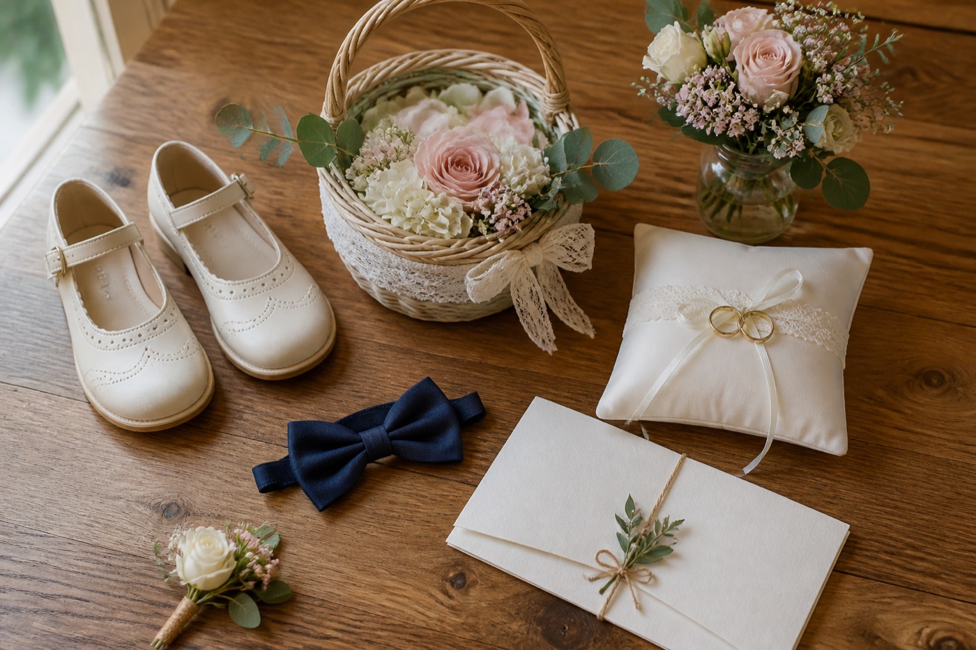 Wedding flower girl page boy accessories