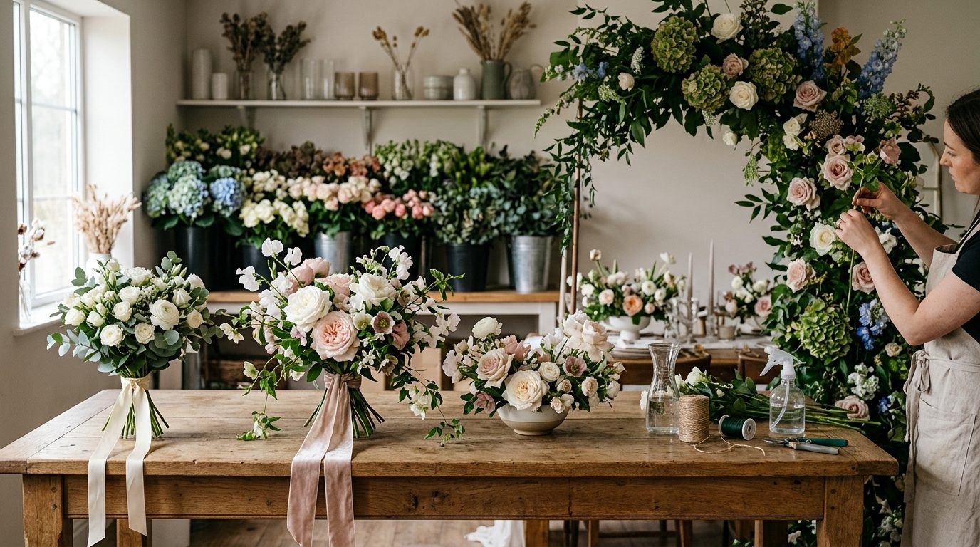 Flower costs by budget level for Wedding Flowers Cost UK: 2026 Price Guide