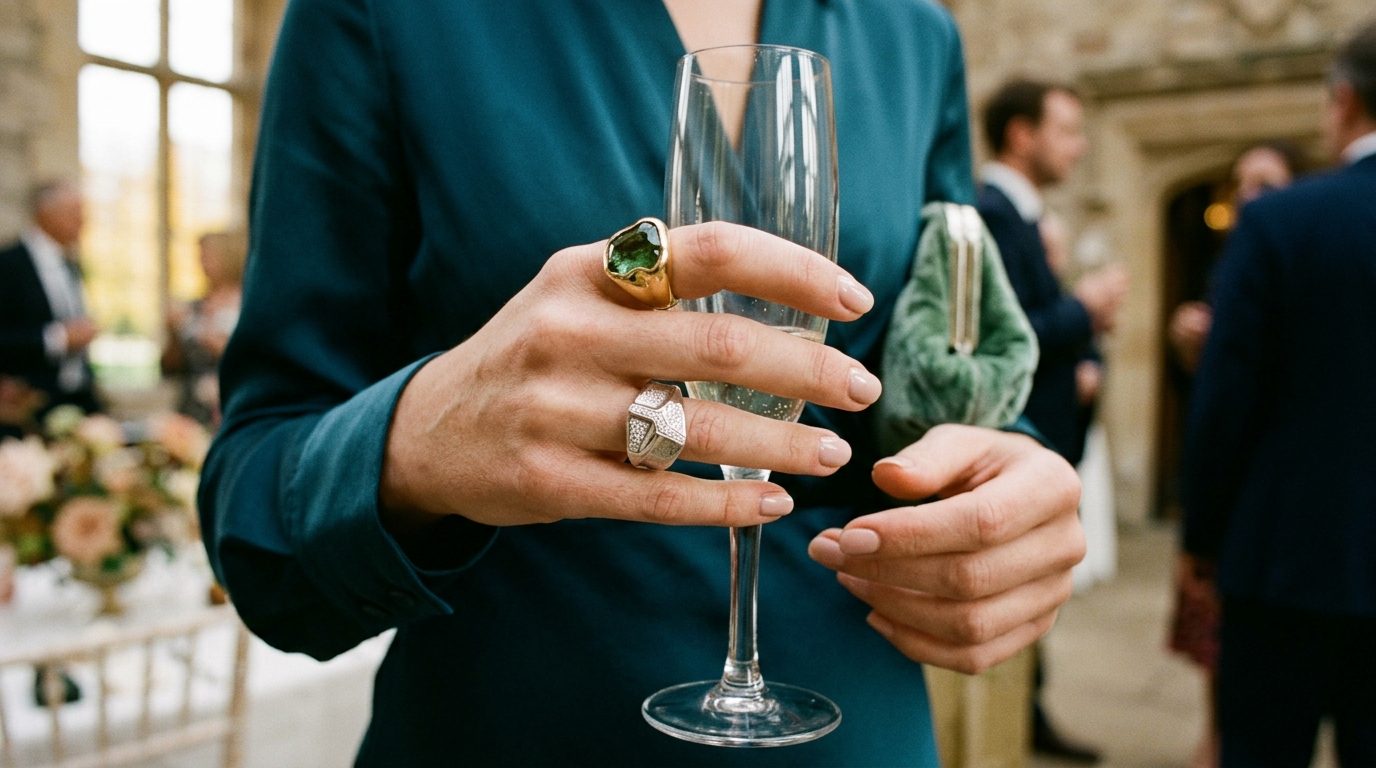 Rings as statement pieces for Wedding Guest Jewellery 2026: The UK Style Guide