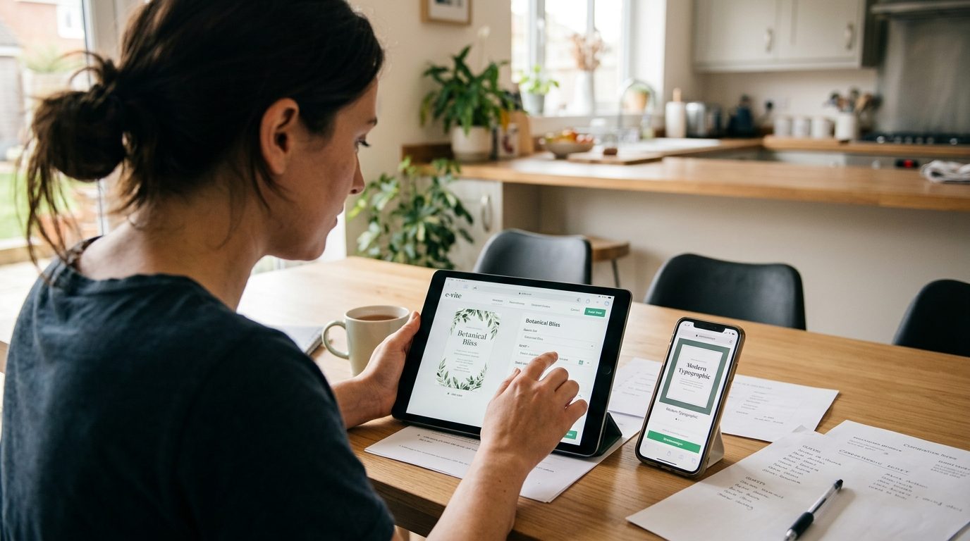 Digital invitations: platform comparison for Wedding Invitations UK 2026: Costs, Wording & Trends