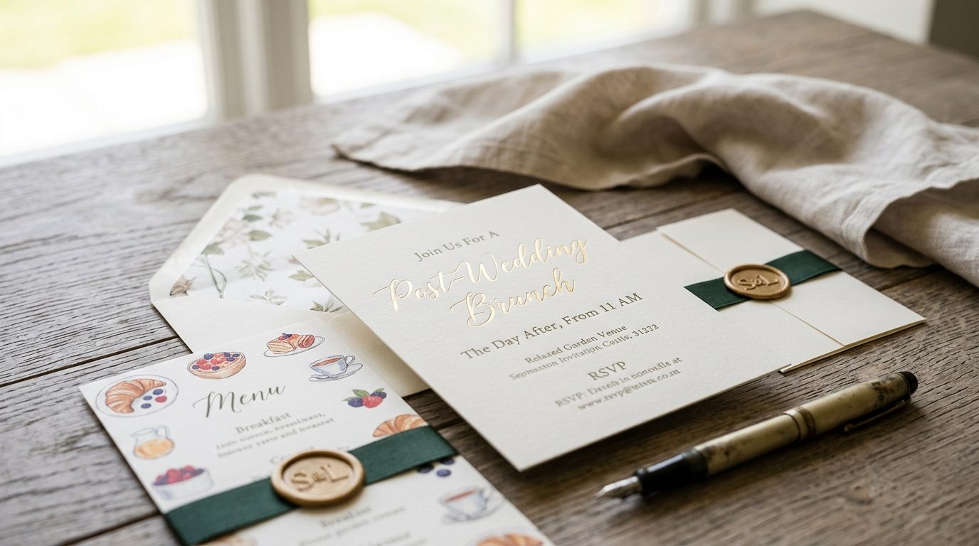 How to communicate the brunch invitation for Post-Wedding Brunch UK: Ideas, Costs & How to Plan One