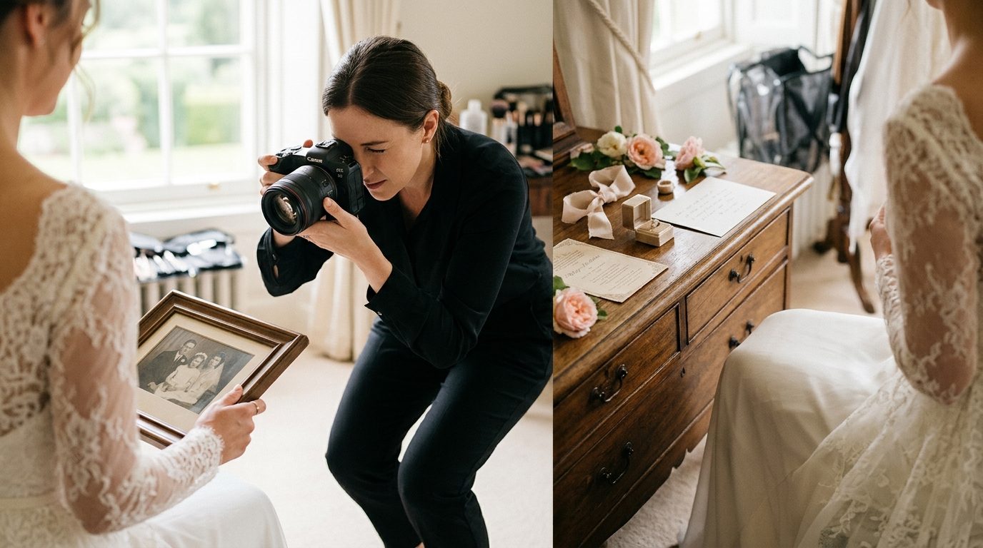 Photography on the wedding morning for Wedding Morning Timeline: A Step-by-Step Bride's Guide