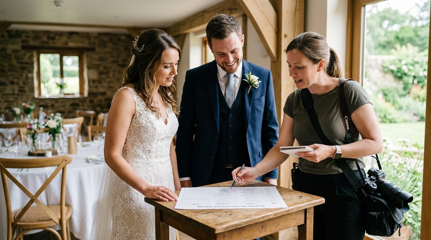 Editorial image for Wedding Photography Timeline UK
