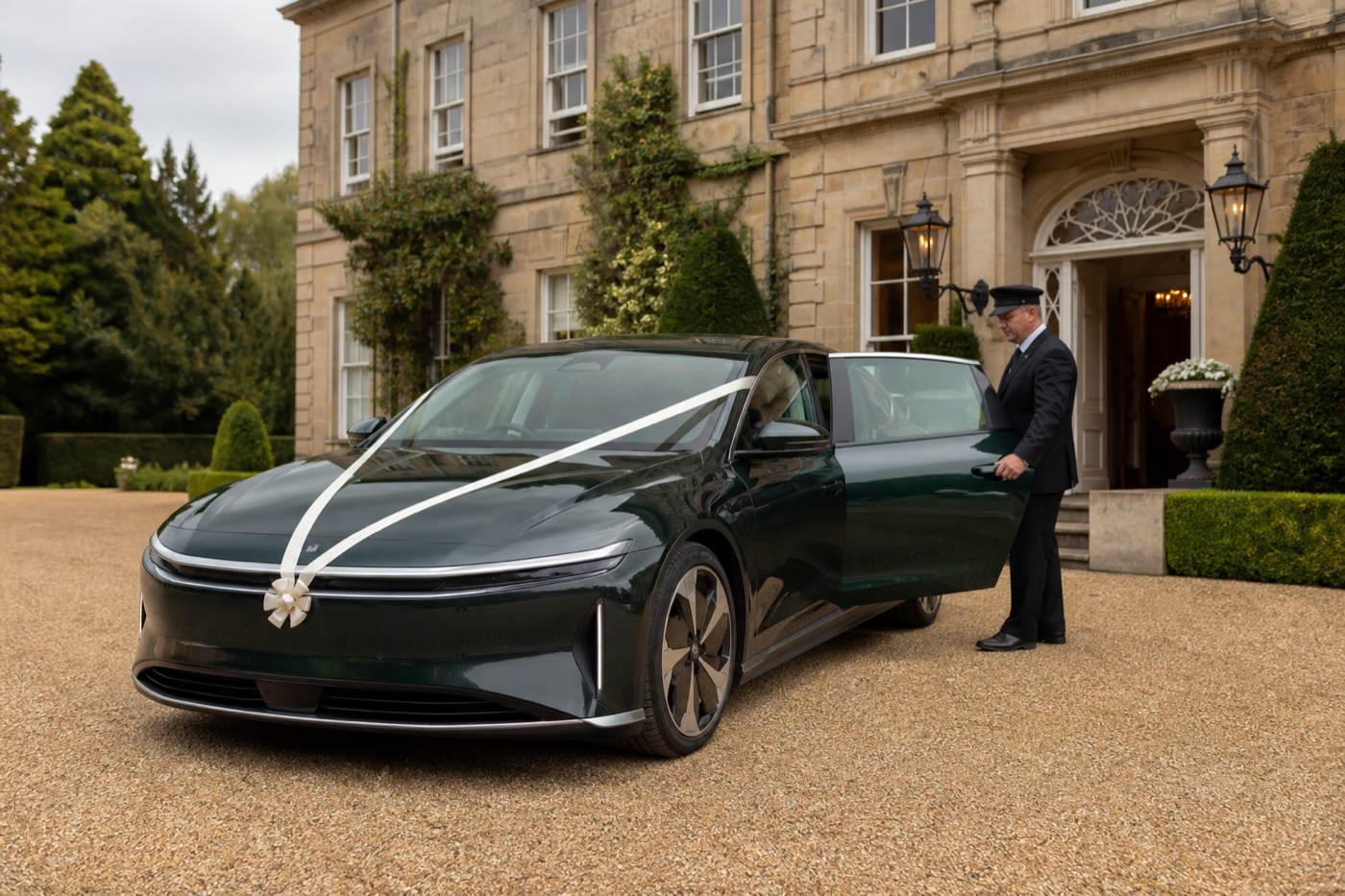 Wedding transport electric car