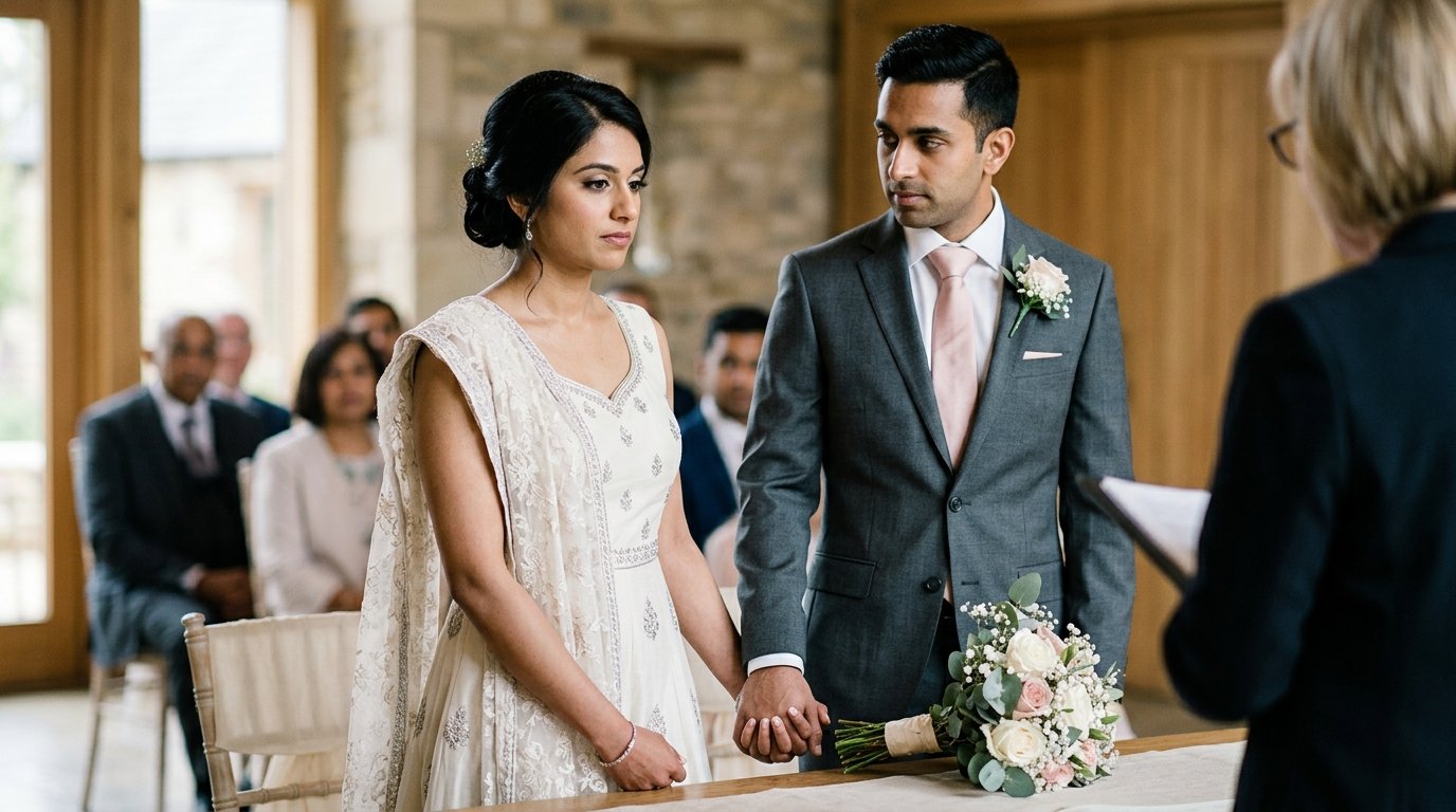 What Happens If Someone Objects at a UK Wedding? — What actually happens when someone objects at a real UK wedding, editorial photography for Weddings Hub